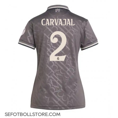 Real Madrid Daniel Carvajal #2 Replika Tredje Tröja Dam 2024-25 Kortärmad